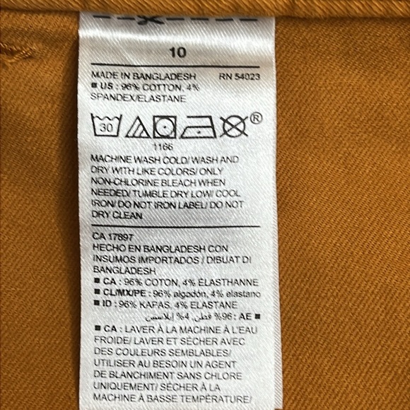 Old Navy Pixie Ankle Chino utility tobacco leaf pants - Picture 4 of 15